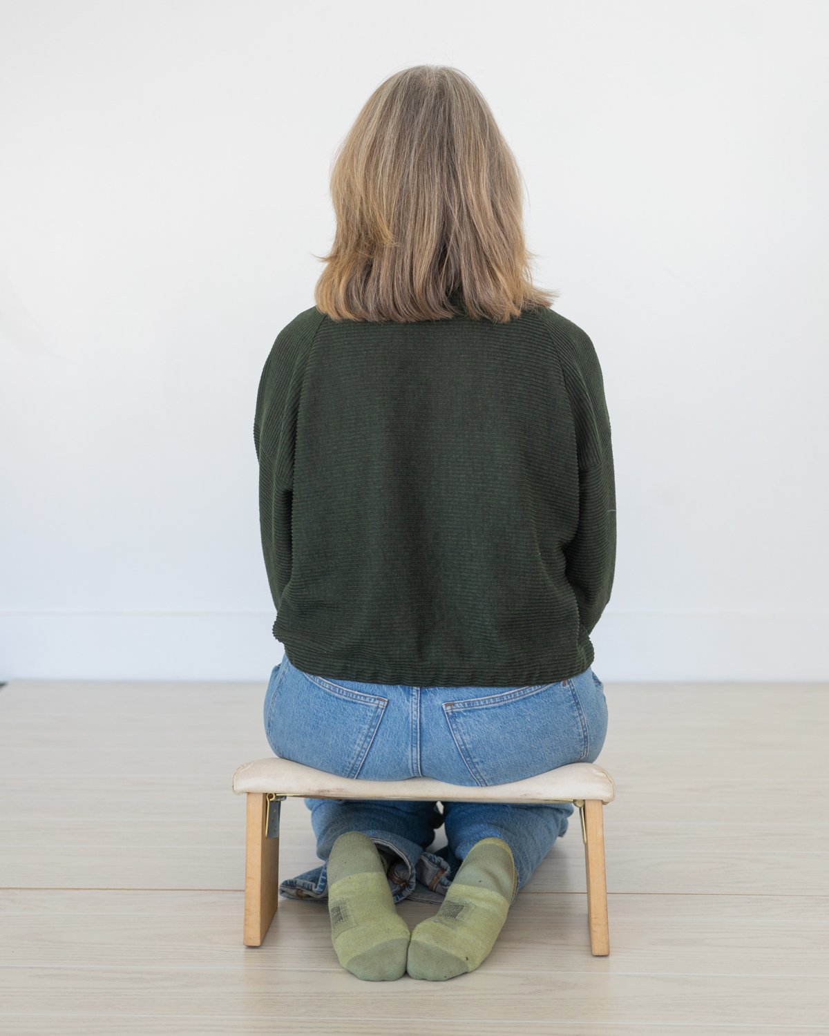 Martha meditating for blog post